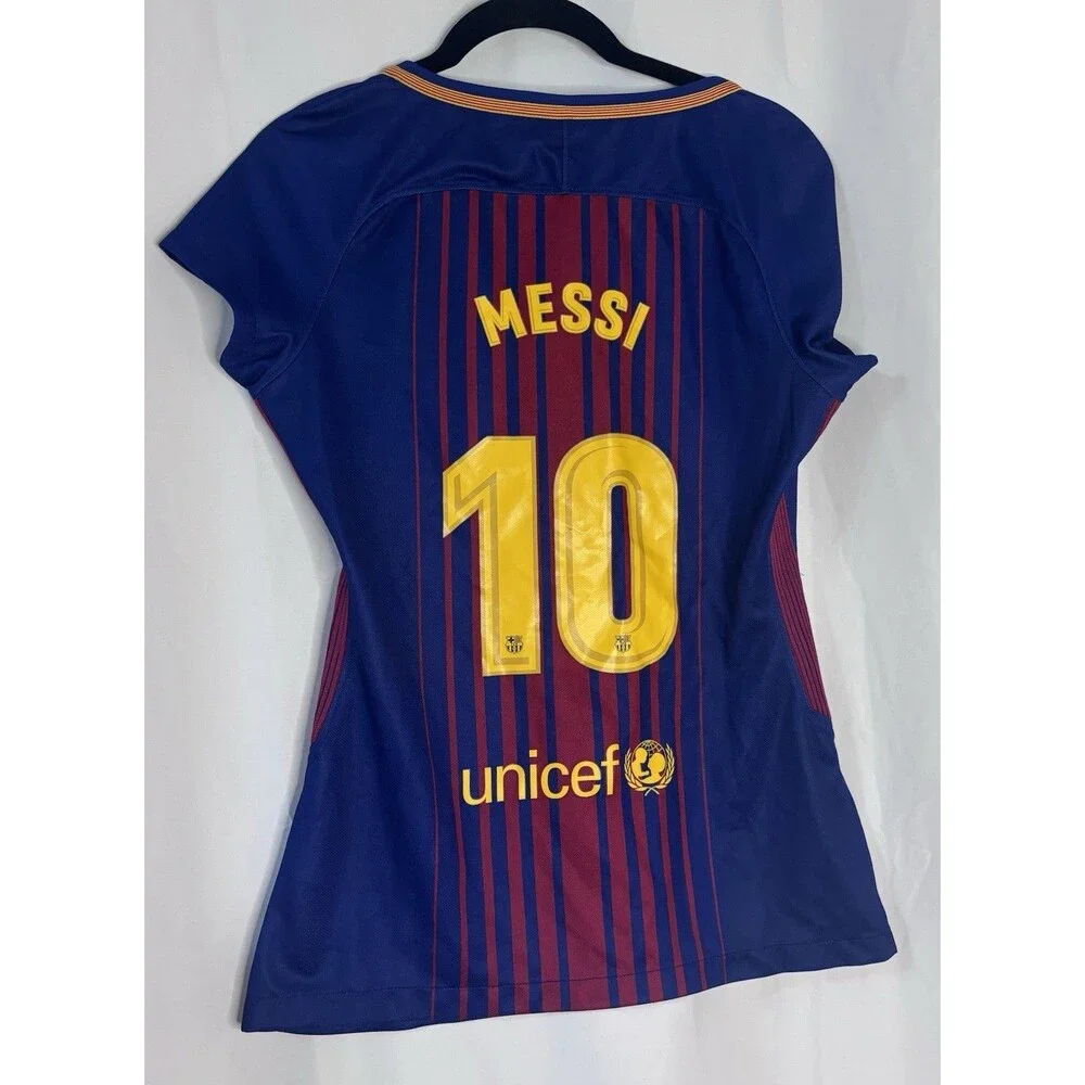 Nike FC Barcelona Messi #10 2017 Home Jersey Women’s Small Dri-FIT Rakuten